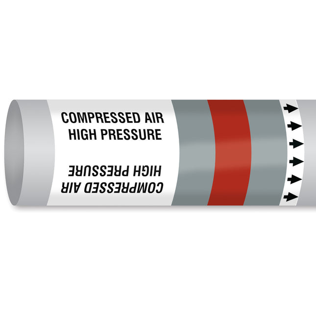 ISO 14726 IMO Pipemarker  Non Flammable Gases Compressed Air  High Pressure
