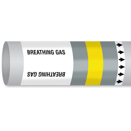 ISO 14726 IMO Pipemarker  Non Flammable Gases Breathing Gas
