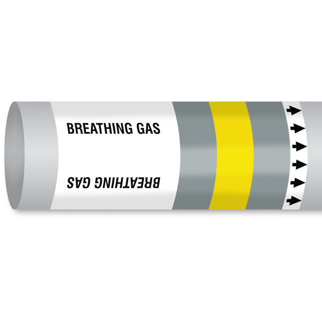 ISO 14726 IMO Pipemarker  Non Flammable Gases Breathing Gas