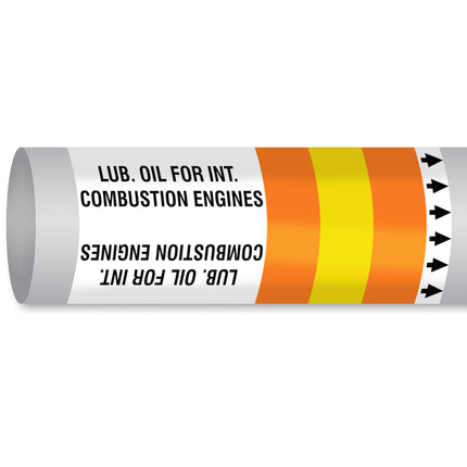 ISO 14726 IMO Pipemarker  Oil Other Than Fuel LubOil For Int Combustion Engines
