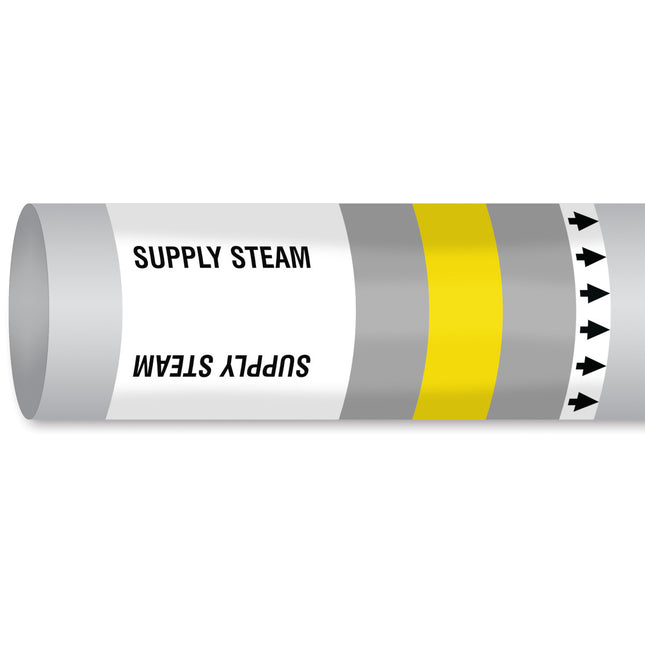 ISO 14726 IMO Pipemarker  Steam Supply Steam