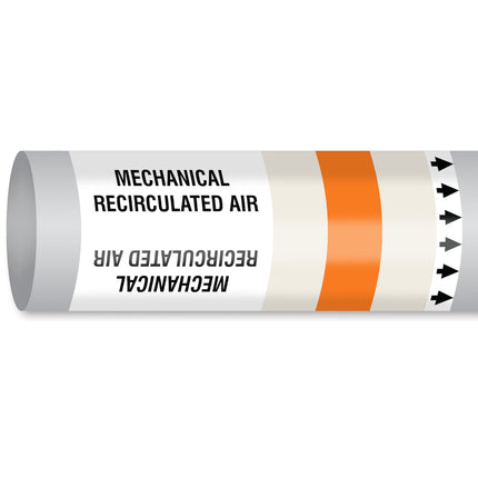 ISO 14726 IMO Pipemarker  Air In Ventilation System Mechanical Recirculated Air