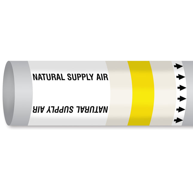 ISO 14726 IMO Pipemarker  Air In Ventilation System Natural Supply Air