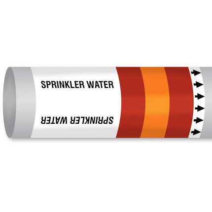 ISO 14726 IMO Pipemarker  Steam Sprinkler Water