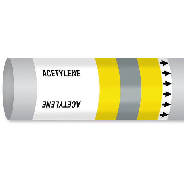 ISO 14726 IMO Pipemarker  Steam Acetylene