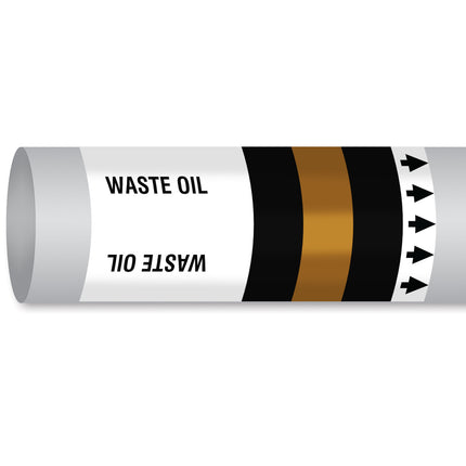 ISO 14726 IMO Pipemarker  Waste Media Waste Oil