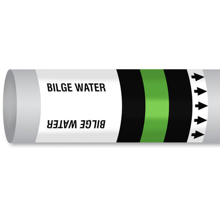 ISO 14726 IMO Pipemarker  Waste Media Bilge Water