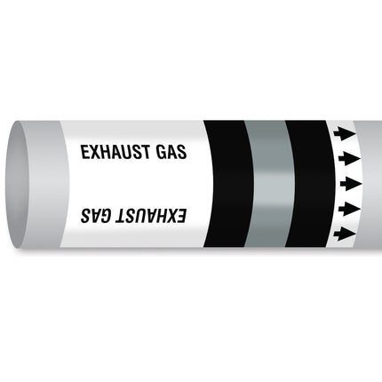 ISO 14726 IMO Pipemarker  Waste Media Exhaust Gas