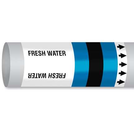 ISO 14726 IMO Pipemarker  Fresh Water