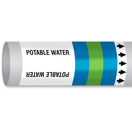 ISO 14726 IMO Pipemarker  Fresh Water Potable Water