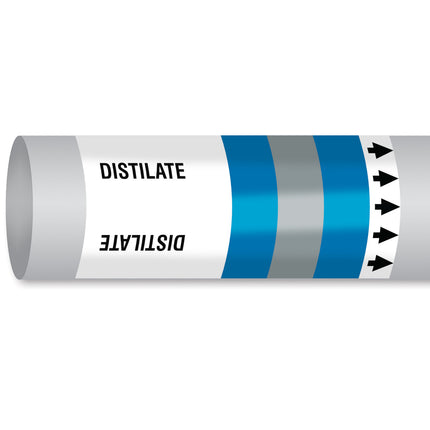 ISO 14726 IMO Pipemarker  Fresh Water Distilate