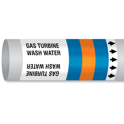 ISO 14726 IMO Pipemarker  Fresh Water Gas Turbine Wash Water