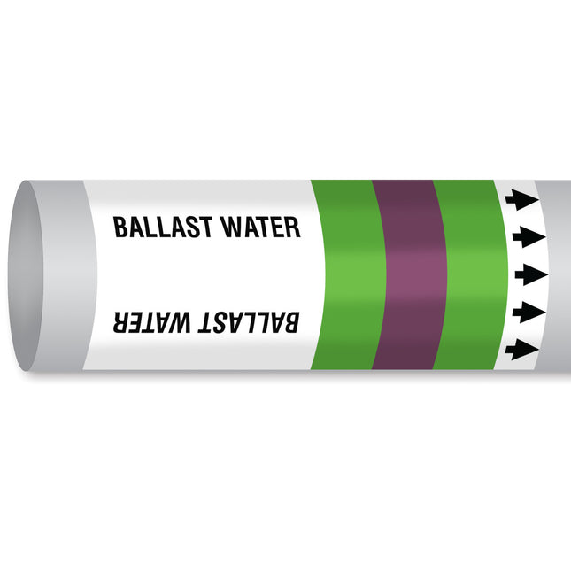 ISO 14726 IMO Pipemarker  Sea Water Ballast Water