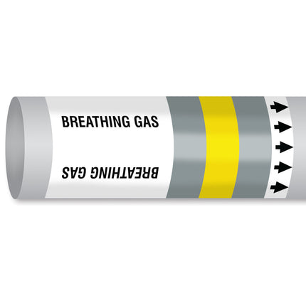 ISO 14726 IMO Pipemarker  Non Flammable Gases Breathing Gas