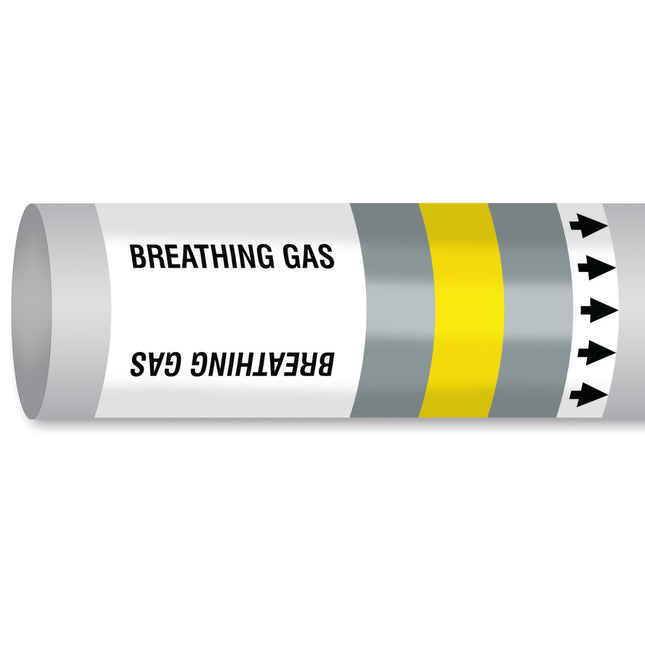 ISO 14726 IMO Pipemarker  Non Flammable Gases Breathing Gas