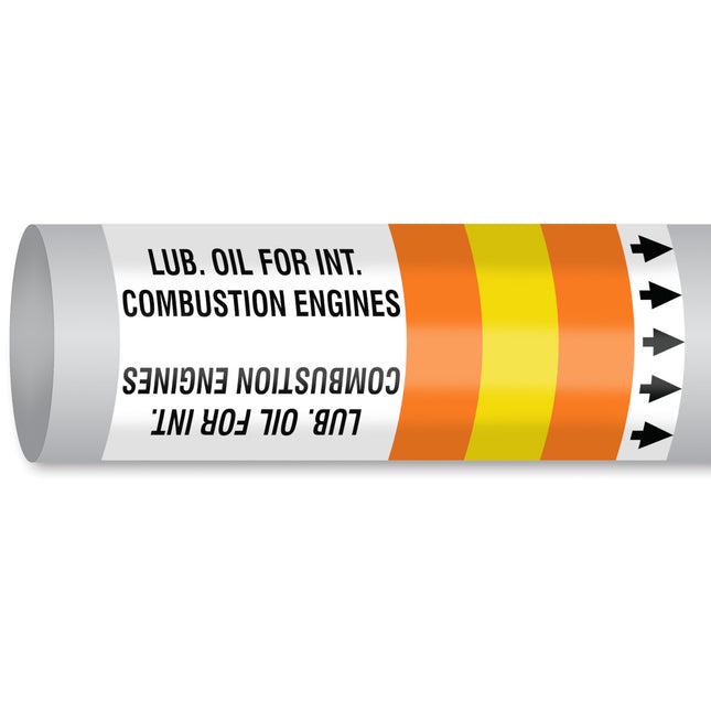 ISO 14726 IMO Pipemarker  Oil Other Than Fuel LubOil For Int Combustion Engines