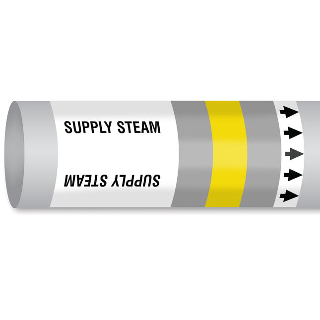 ISO 14726 IMO Pipemarker  Steam Supply Steam