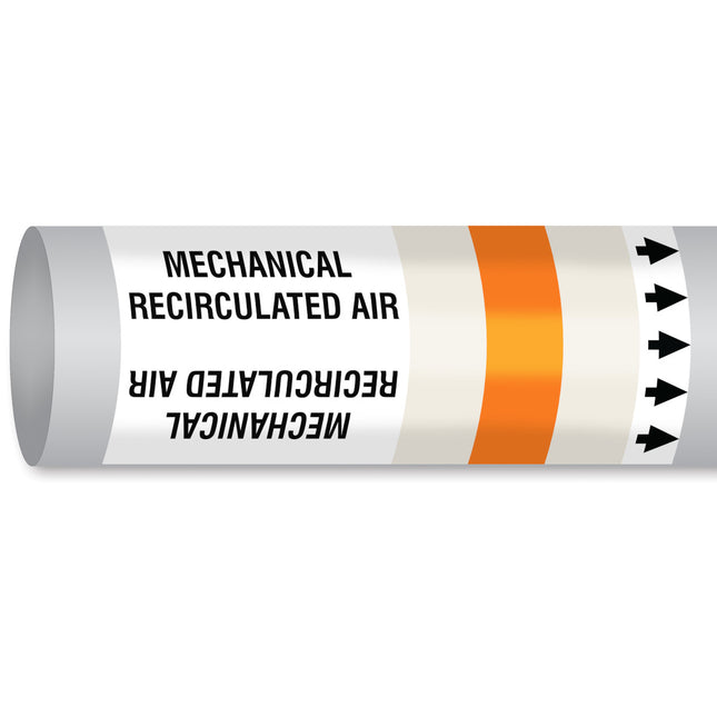 ISO 14726 IMO Pipemarker  Air In Ventilation System Mechanical Recirculated Air