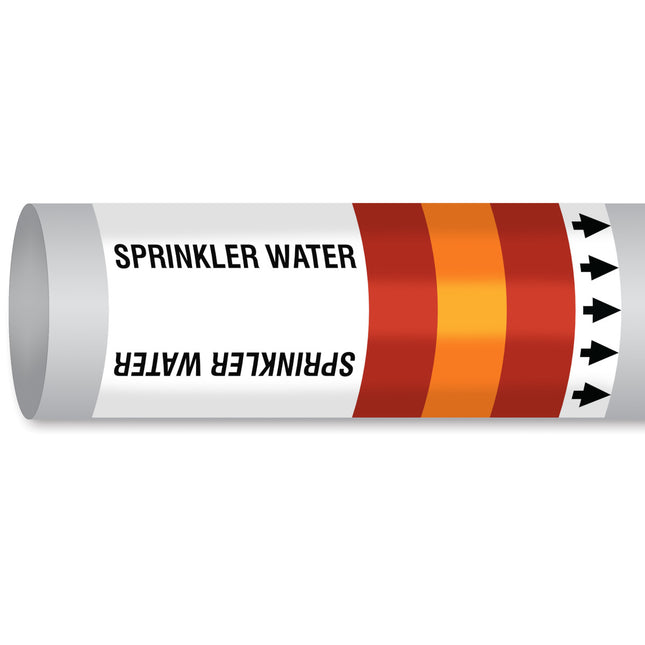 ISO 14726 IMO Pipemarker  Steam Sprinkler Water