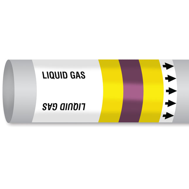 ISO 14726 IMO Pipemarker  Steam Liquid Gas