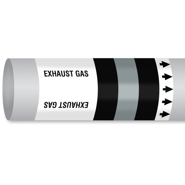 ISO 14726 IMO Pipemarker  Waste Media Exhaust Gas