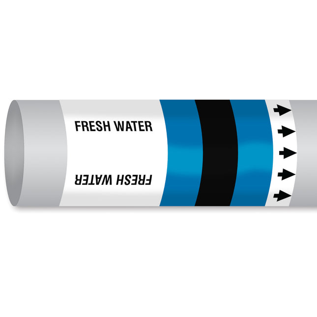 ISO 14726 IMO Pipemarker  Fresh Water
