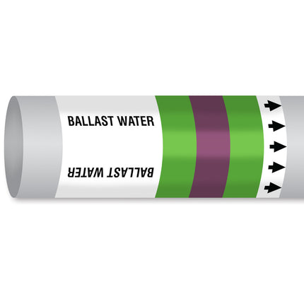 ISO 14726 IMO Pipemarker  Sea Water Ballast Water