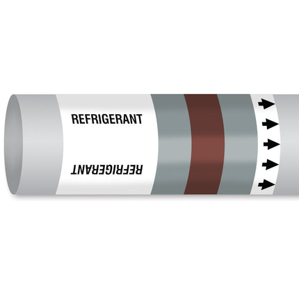 ISO 14726 IMO Pipemarker  Non Flammable Gases Refrigerant