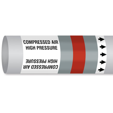 ISO 14726 IMO Pipemarker  Non Flammable Gases Compressed Air  High Pressure