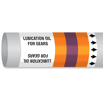 ISO 14726 IMO Pipemarker  Oil Other Than Fuel Lubication Oil For Gears