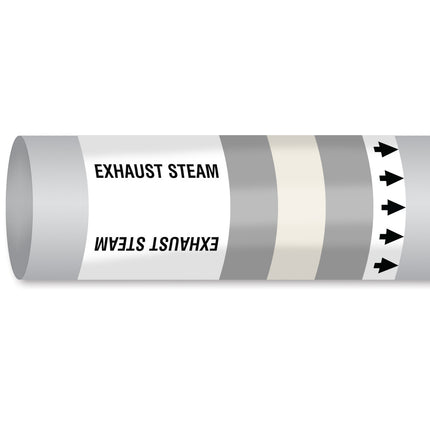 ISO 14726 IMO Pipemarker  Steam Exhaust Steam