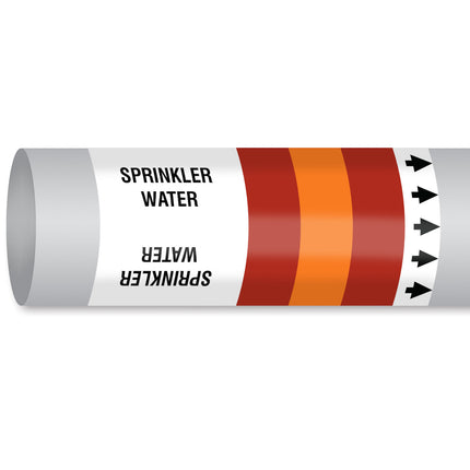 ISO 14726 IMO Pipemarker  Steam Sprinkler Water