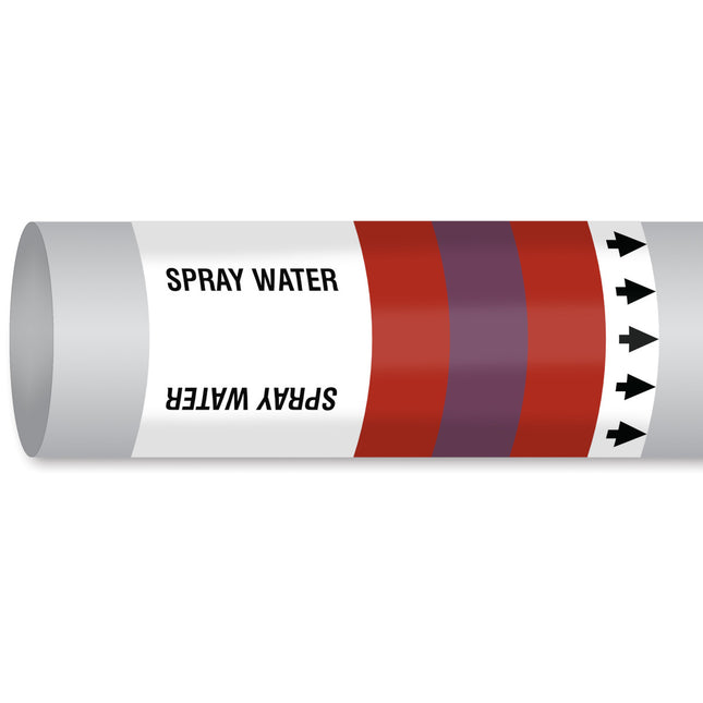 ISO 14726 IMO Pipemarker  Steam Spray Water
