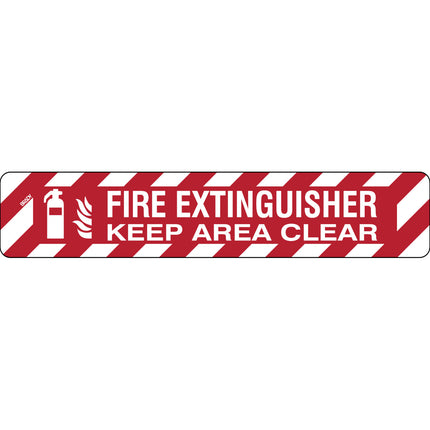 Floor Safety Sign  KEEP AREA CLEAR