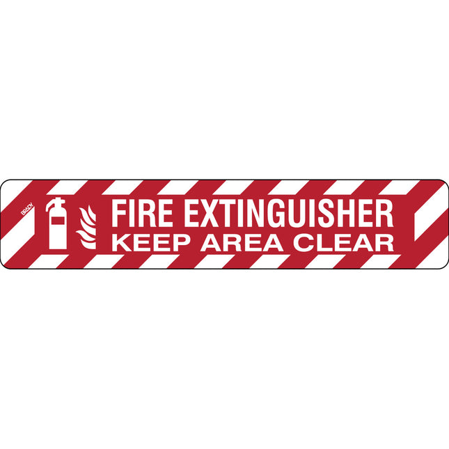 Floor Safety Sign  KEEP AREA CLEAR