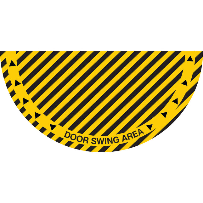 Floor Safety Sign  DOOR SWING AREA