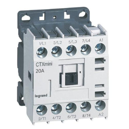 417149Legrandمقطع تيار كهربائي صناعي لاجراند CTX3 ميني 4P 16A 415V AC