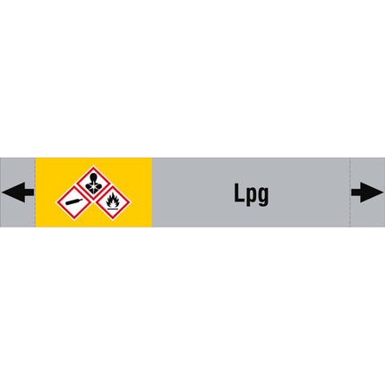 ISO 20560 Pipe Markers  Gas