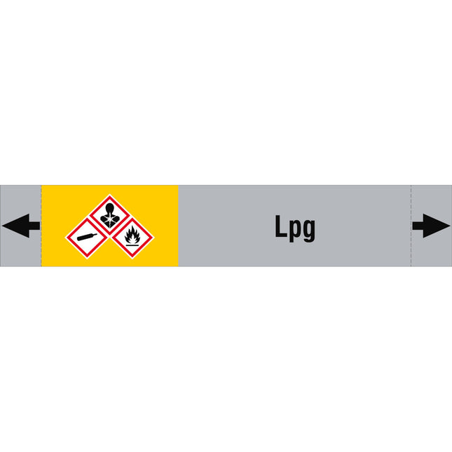 ISO 20560 Pipe Markers  Gas