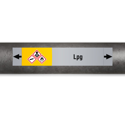 ISO 20560 Pipe Markers  Gas
