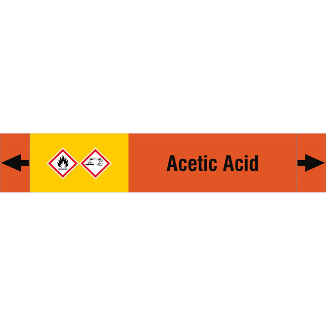ISO 20560 Pipe Markers  Acids