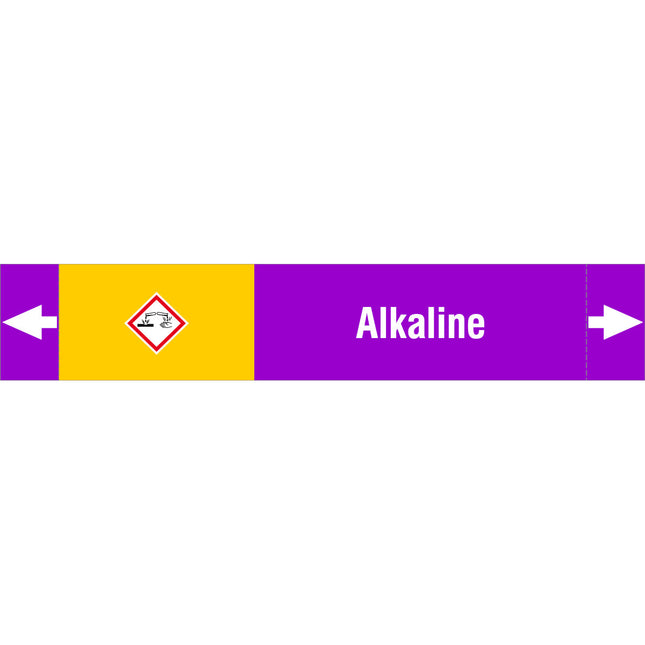 ISO 20560 Pipe Markers  Alkalis