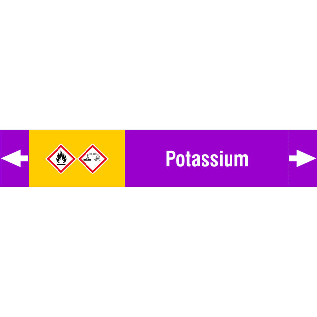 ISO 20560 Pipe Markers  Alkalis