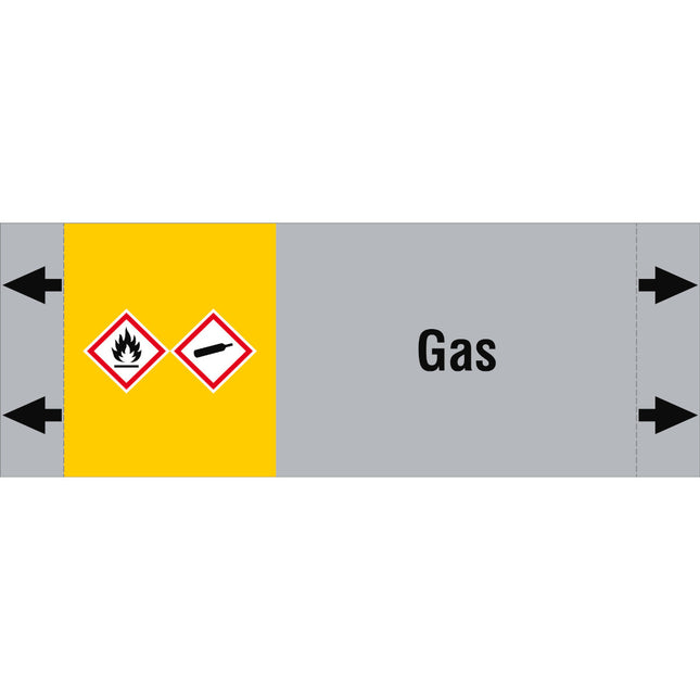 ISO 20560 Pipe Markers  Gas