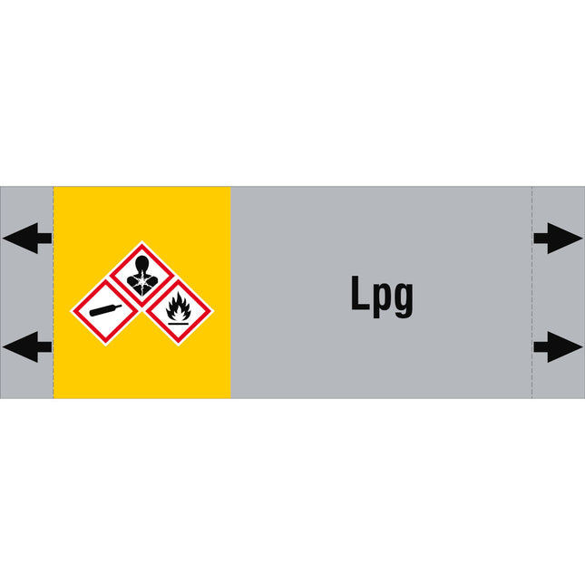 ISO 20560 Pipe Markers  Gas