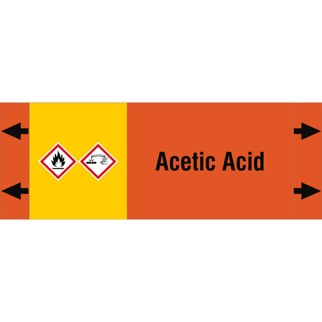 ISO 20560 Pipe Markers  Acids