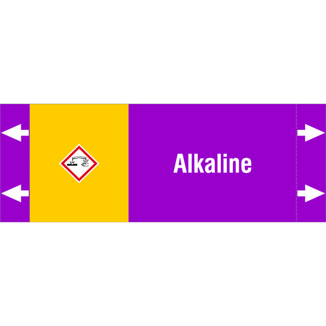 ISO 20560 Pipe Markers  Alkalis
