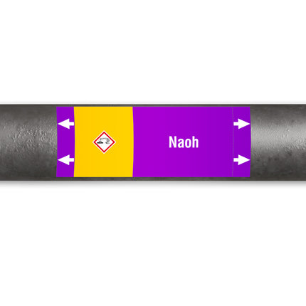 ISO 20560 Pipe Markers  Alkalis