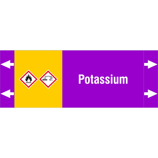 ISO 20560 Pipe Markers  Alkalis