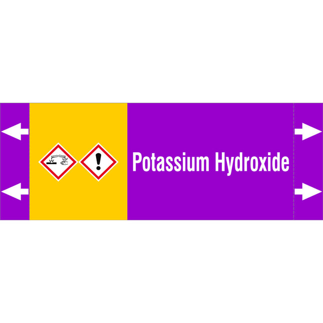 ISO 20560 Pipe Markers  Alkalis